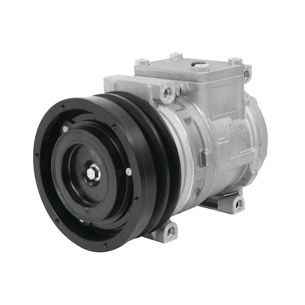 Compressor, New, Denso Style w/ Clutch 10.7" x8" x8"
